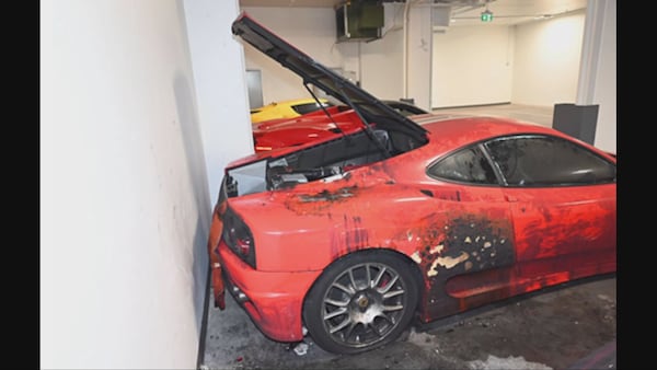 WATCH: Surveillance footage captures explosion at Ferrari Quebec dealership
