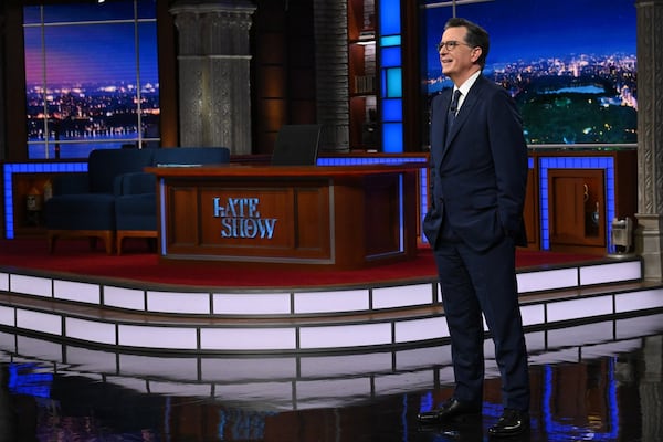 Stephen Colbert is back on TV on community access in Michigan along with rocker Jack White